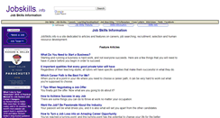 Desktop Screenshot of jobskills.info