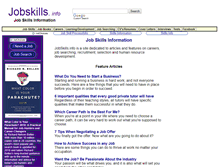 Tablet Screenshot of jobskills.info